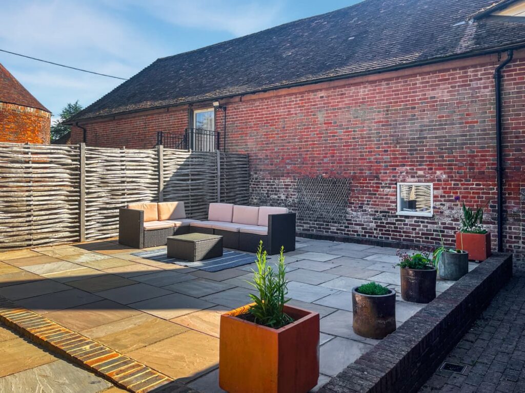 Garden at New Shelve Farm Lets